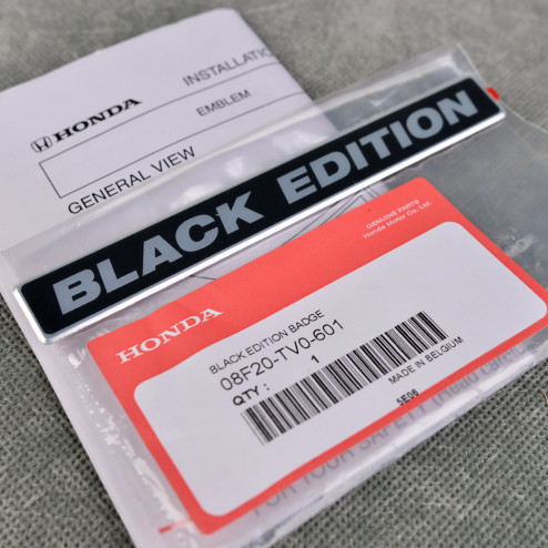OEM Honda emblemat Black Edition Civic 9gen 08F20-TV0-601, 08F20TV0601