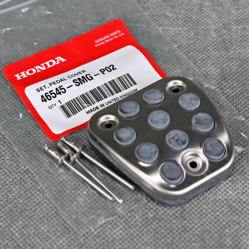 46545-SMG-P02, 46545-SMG-P02 OEM aluminiowa nakładka pedału sprzęgła hamulca Honda Civic 8gen 06-11