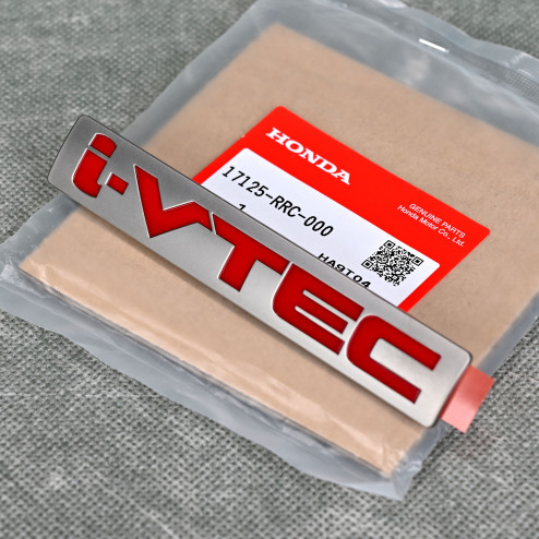 OEM emblemat i-VTEC na Honda Civic 8gen TypeR FD2 17125-RRC-000, 17125RRC000