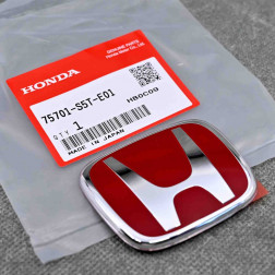 OEM czerwony emblemat "H" 65x52mm Civic 7gen 01-05 TypeR EP3