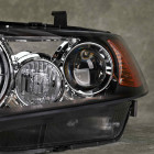 2LHP-TSX04JM-RS Lampy przednie Honda Accord 7gen 03-05 Black Clear Amber
