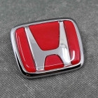75701-S03-Z00, 75701S03Z00 OEM czerwony emblemat „H" 70x57mm EK9 tył