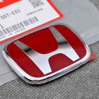 75701-S5T-E01, 75701S5TE01 OEM czerwony emblemat "H" 65x52mm Honda Civic 7gen 01-05 TypeR EP3
