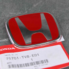 75701-TV8-E01, 75701TV8E01 OEM emblemat H czerwony TYŁ 86x70mm Civic 9gen TypeR FK2