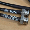 Pizza Brakes przewody hamulcowe w stalowym oplocie Civic 9gen 15-16 TypeR FK2 K20C1