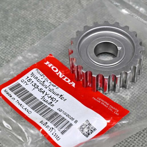 15133-5AY-H01, 151335AYH01 OEM zębatka paska pompy oleju P10A2 Civic 10gen 17-22 1.0 VTEC