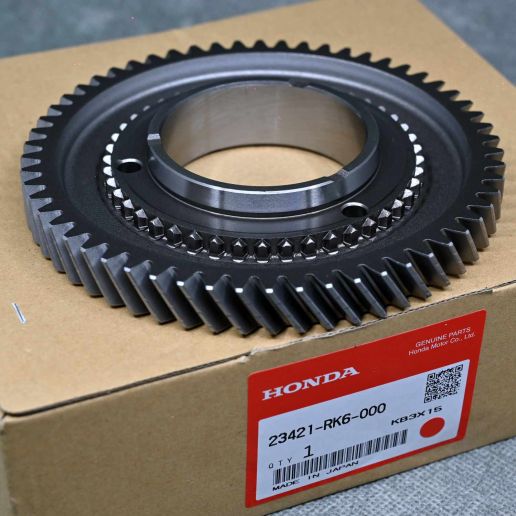 23421-RK6-000, 23421RK6000 OEM koło zębate 1 biegu wałka zdawczego FK2, FK8