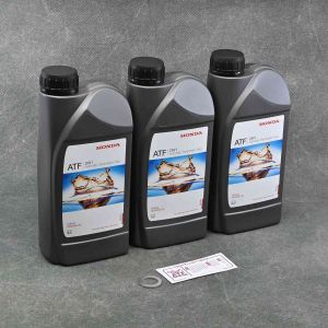 3x ATF-DW1 08268-99901HE, 0826899901HE olej do automatycznej skrzyni biegów + podkładka i naklejka