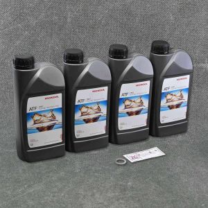 4x ATF-DW1 08268-99901HE olej do automatycznej skrzyni biegów + podkładka i naklejka