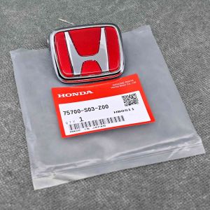 75700-S03-Z00, 75700S03Z00 OEM czerwony emblemat „H" 60x50mm EK9 przód