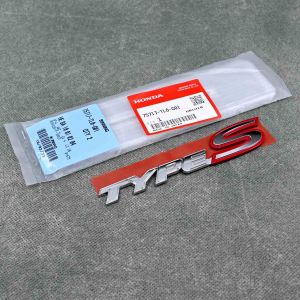 75717-TL0-G01, 75717TL0G01 OEM emblemat TypeS na tylną klapę Accod 8gen 08-15