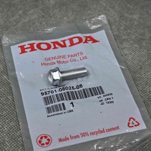 95701-08025-08, 95701-0802508, 957010802508 OEM śruba 8x25 obudowy, króćca, wspornika, mocowania itp. Accord, Civic, CR-V, FR-V, Prelude