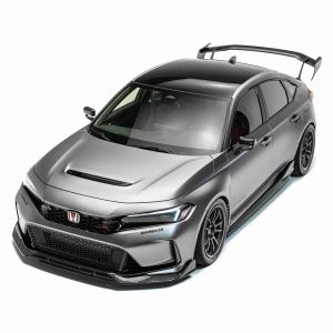 ADRO Full Carbon Fiber Aero Kit + Carbon Fiber Swan Neck Spoiler Civic 11gen 23-25 TypeR FL5