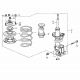 74165-SMG-E01, 74165SMGE01 OEM listwa błotnika - sierp - PRZÓD LEWA Civic 8gen 06-08 HB 5D przedlift