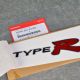 OEM naklejka TypeR lewa EP3 Civic 7gen 01-05